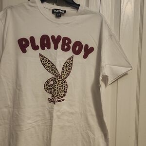 PLAYBOY White and Red T-Shirt